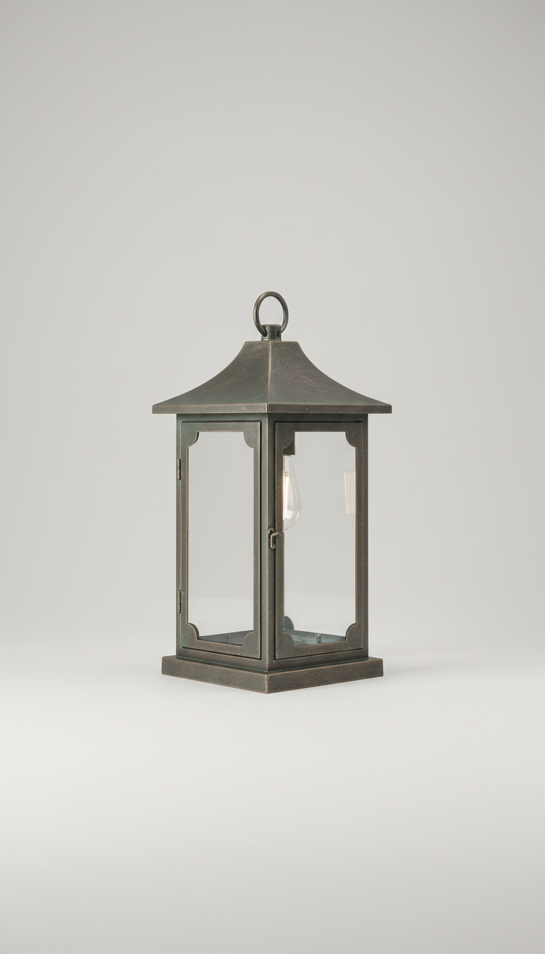 Skagen outdoor lantern in pewter